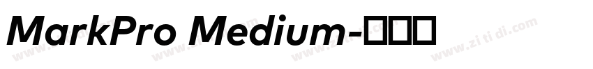 MarkPro Medium字体转换